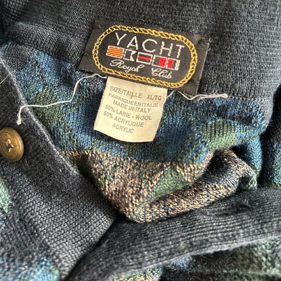 Vintage Yacht Royal Club Sweater Size XL - Picture 4 of 4